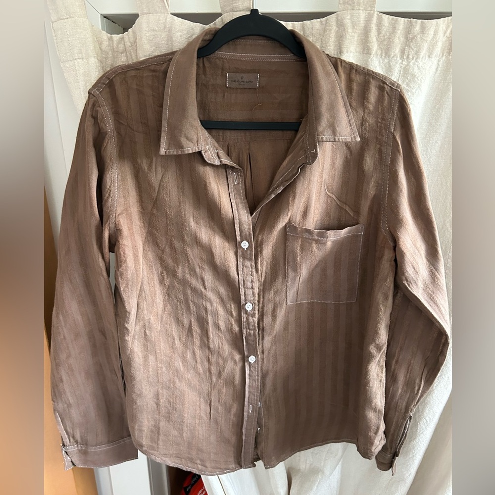 Button down, Thread and supply, size large